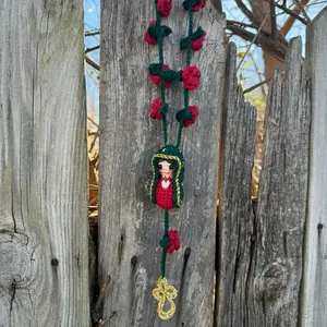 Handmade Guadalupe Virgen Rosary Car Mirror Decoration Unique Handcrafted Design Ideal For Car Accessories Perfect Gift Idea