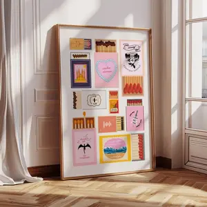 Matchbox Style Print Gift Booktok  Poster Print