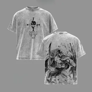 Edward Newgate Whitebeard Washed Tee, Heavyweight Cotton T-Shirt, Iconic 0nePiece Graphic for Otaku, Anime Gift for Men & Collectors