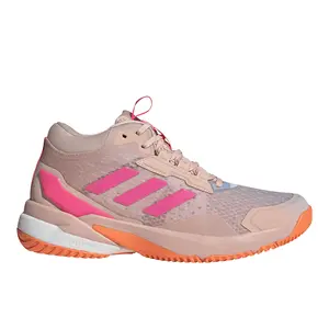 adidas Womens Crazyflight 6 Mid Indoor Volleyball Volleyball Sneakers Shoes - Pink