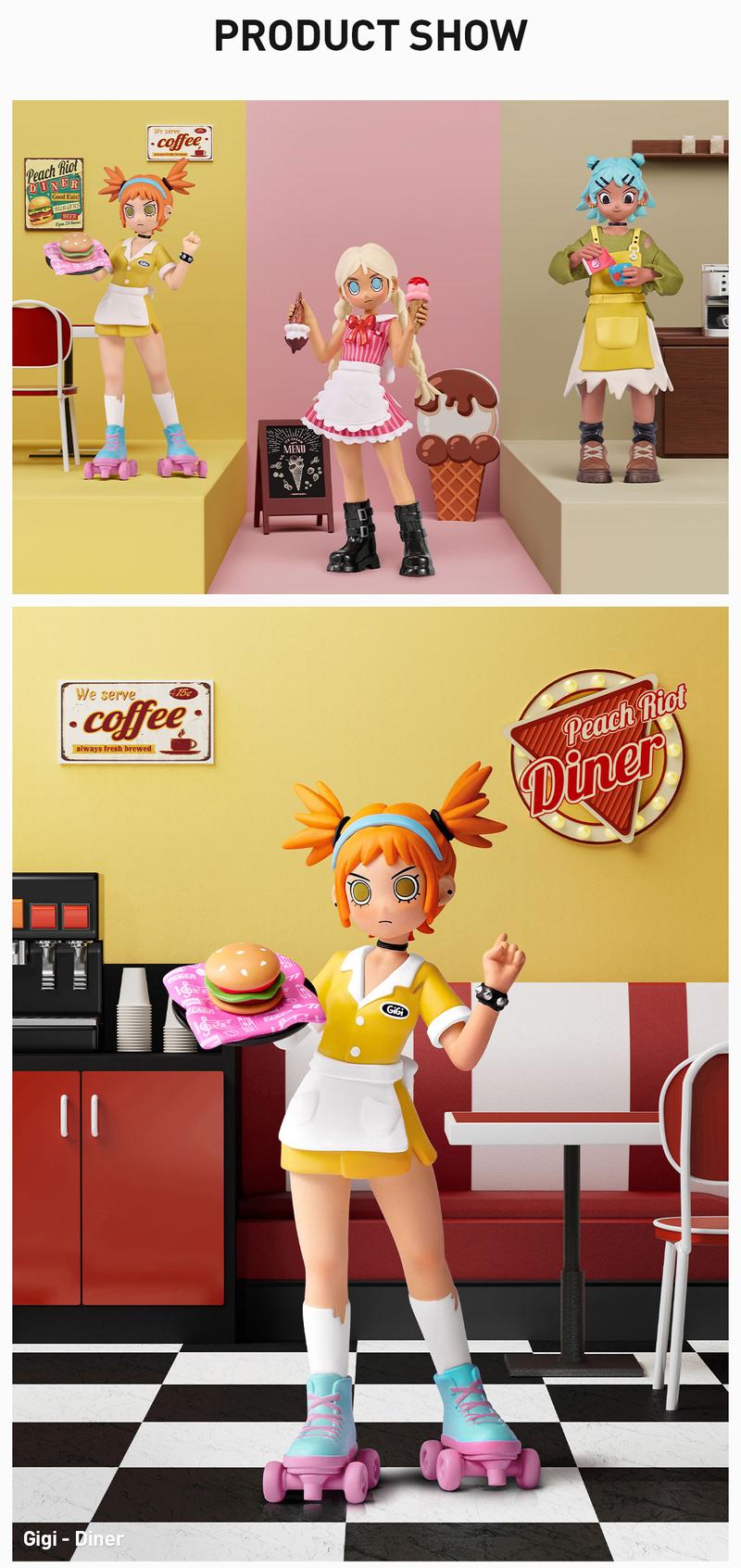 POP MART Peach Riot Rush Hour Series Figures POP MART Peach Riot Rush Hour Series Figures