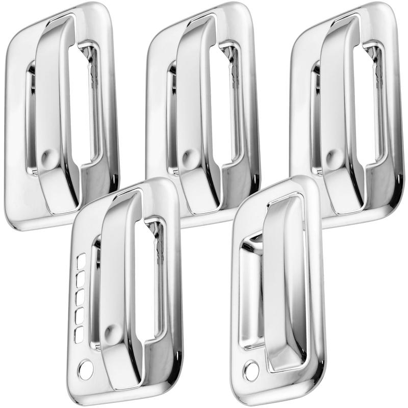 thumbnail image 2 of Chrome Door Handle Covers For Ford F-150 2004-2014 – 6pc Set (No Keypad) + Tailgate Handle Cover 2 of 5