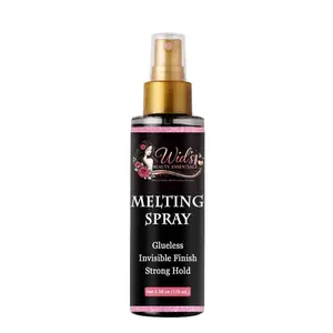 Wid's Beauty Essentials Melting Spray Glueless Invisible Finish Strong Hold 4.06 oz 120 mL Haircare for All Types Lace Easy to Use Long Lasting Hold Highlights Edge Control Gel
