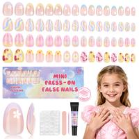 QIEK Press On Nails for Kids Set 002