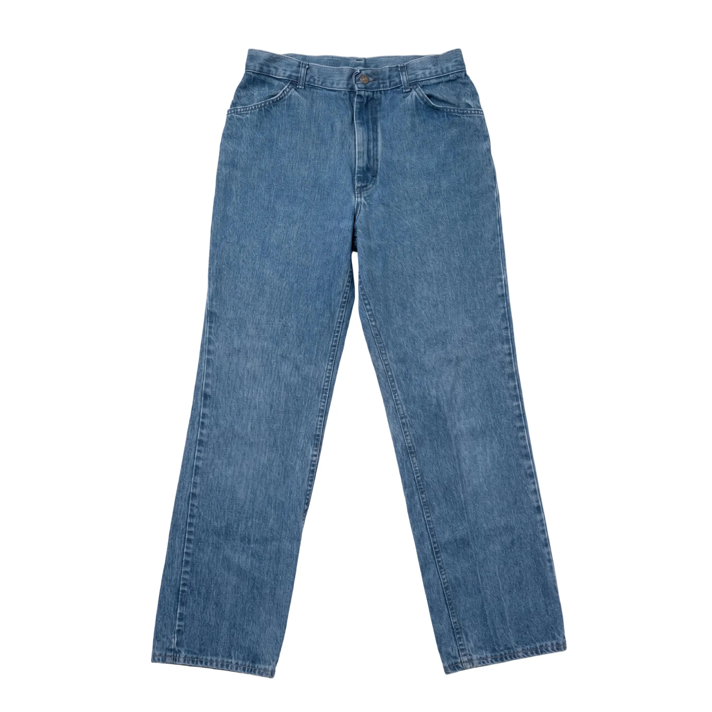 Lee Embroidered Pocket Vintage Medium Wash Jeans