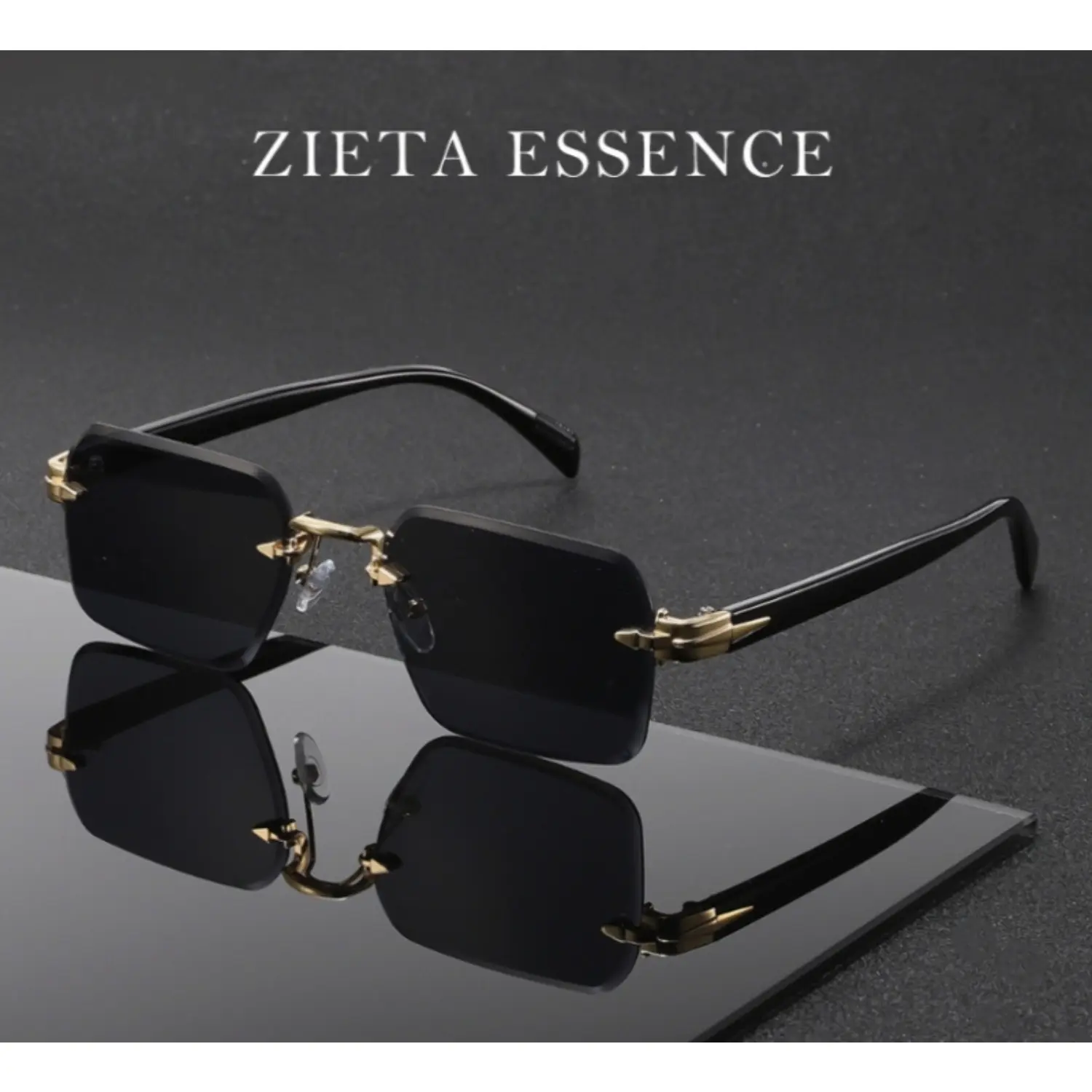 Must-Have! Retro Rectangle Rimless Sunglasses Men Women Luxury Brand Ins Trendy Vintage Sun Glasses Must-Have! Retro Rectangle Rimless Sunglasses Men Women Luxury Brand Ins Trendy Vintage Sun Glasses
