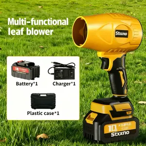 Stxxno 1400G Thrust Turbo Jet Blower – Cordless Leaf Blower with Violent Turbo Fan, Brushless Pure Copper Motor, Car-Drying Jet, Handheld Snow Blower, Turbo Air Duster for Home Improvement & Garden Care – Perfect Christmas & New Year Gift