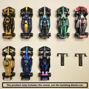 Modern Wall-Mounted Racing Model Stand, Home Decor Accessory, Personalize Your Space, Ideal for Displaying Favorite Memorabilia