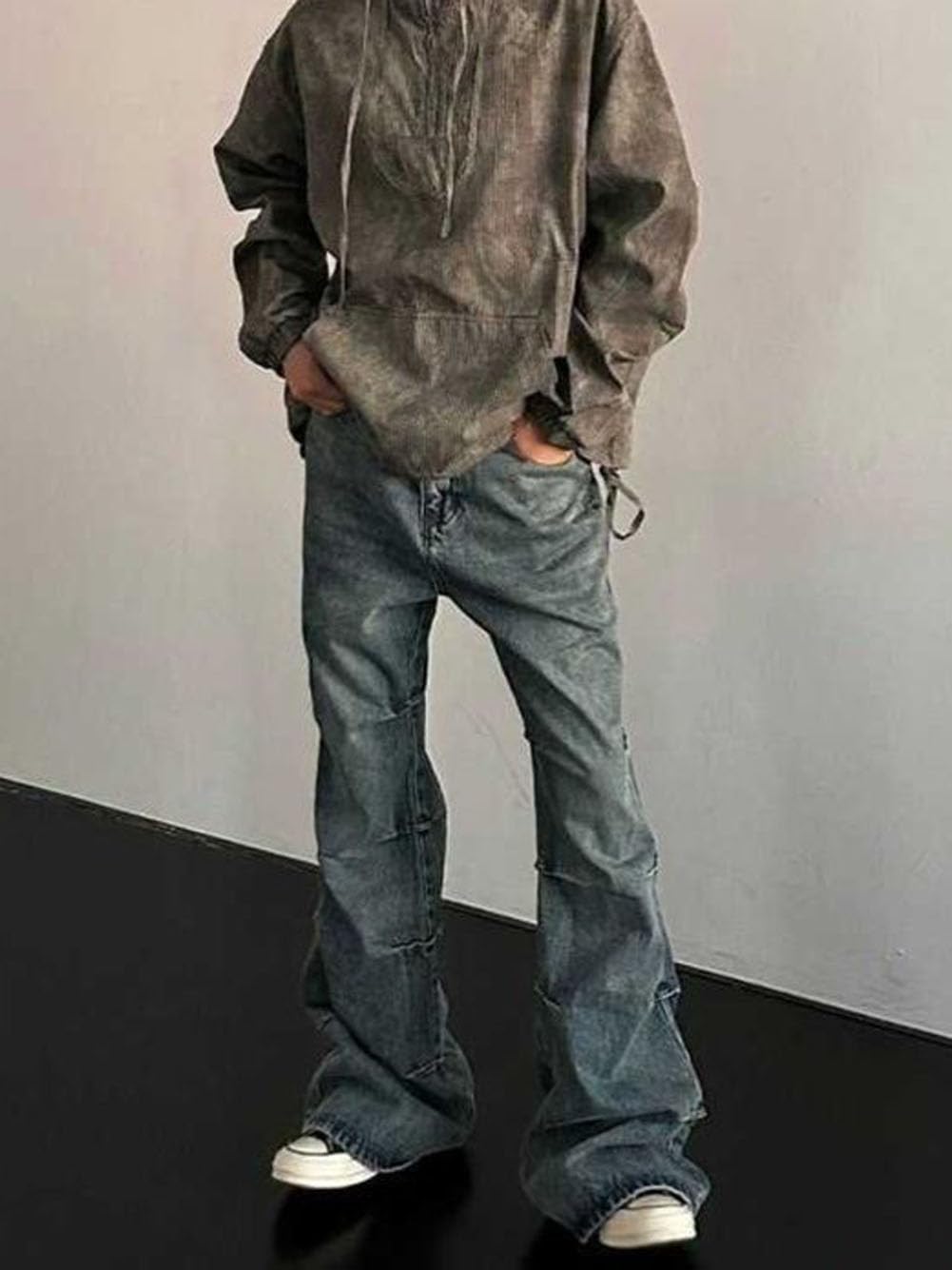 Mens Lightweight Jeans Slim Fit Stretch Denim Pants for Men and Women