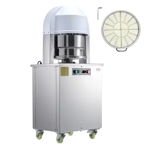 fathersdaygift VEVOR Electric Dough Divider, 20PCS Automatic Dough Dividing Cutting Machine, 2.12oz - 9.17oz Equal Dough Cutter with Pure Copper Motor and 304 Stainless Steel Tray, for Bakery, Restaurant