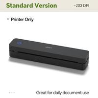 Black Printer(203DPI )+10 Sheets Paper