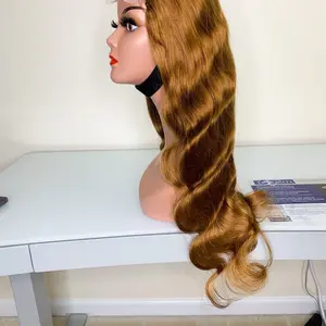 26” 5x5 closure body wave. 100% human hair wigs color 27