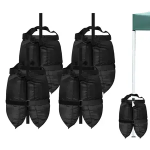 Sturdy Heavy Duty Canopy Weights Set of 4 1680D Oxford Pop Up Tent Sand Bags Beach Umbrella Canopy Legs Gazebo