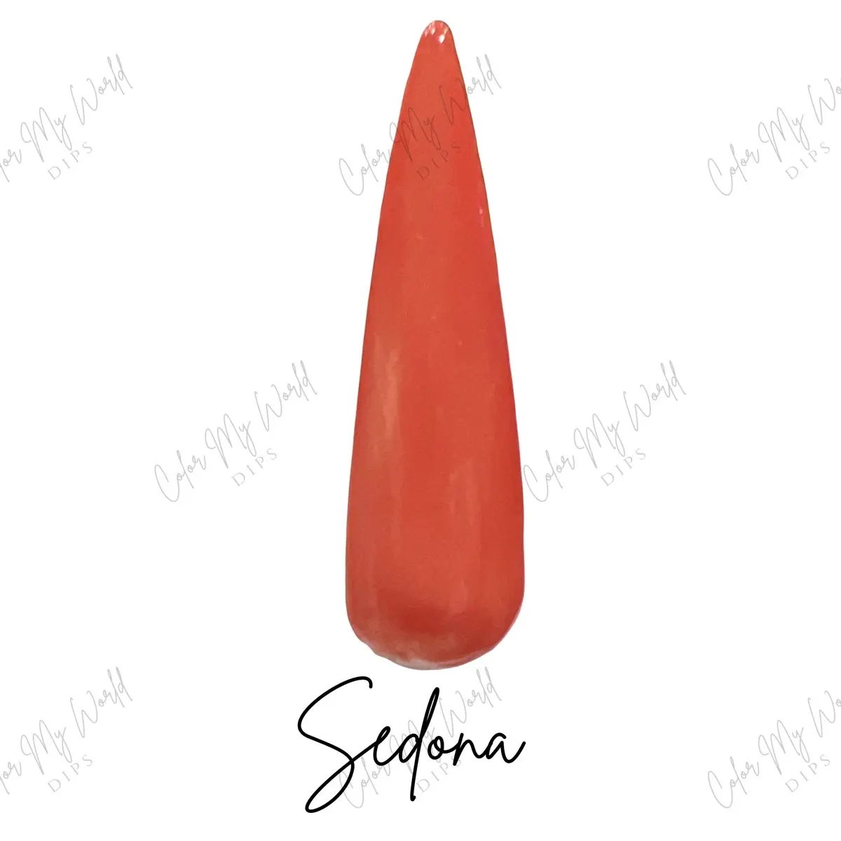 Sedona- orange dip powder, fall dip powder, fall nail dip, fall nail inspo