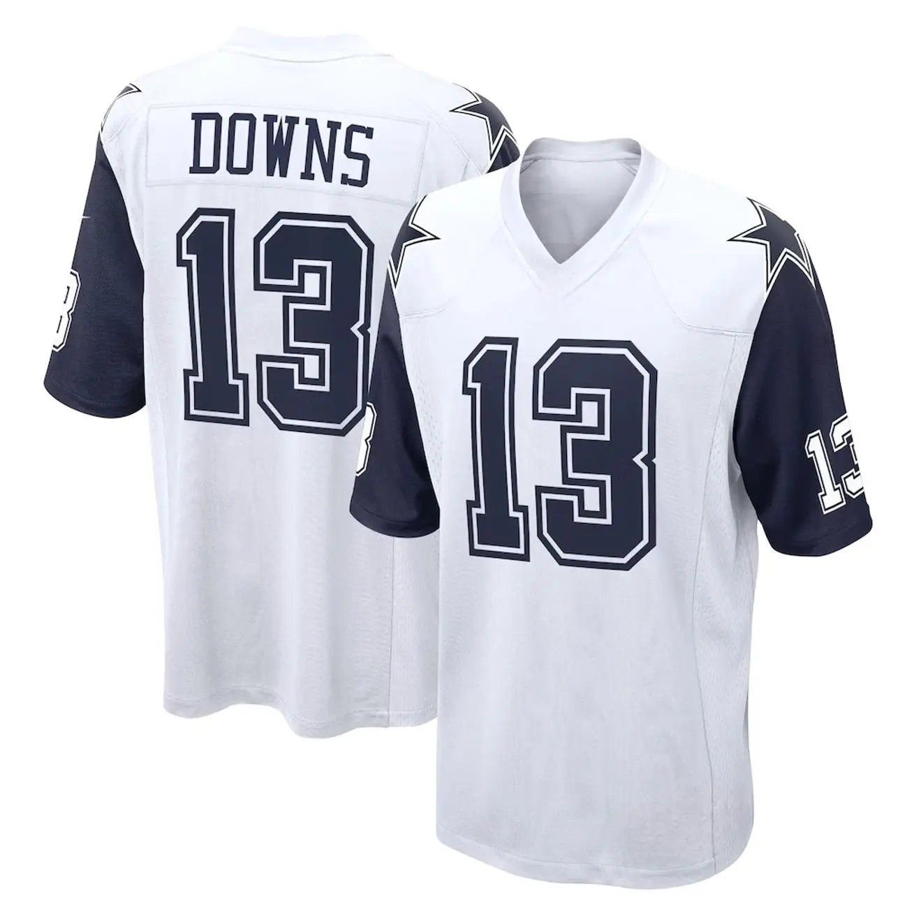 Unisex Football inspired by Dallas Downs 13 Alternate Game Team Jersey - Navy