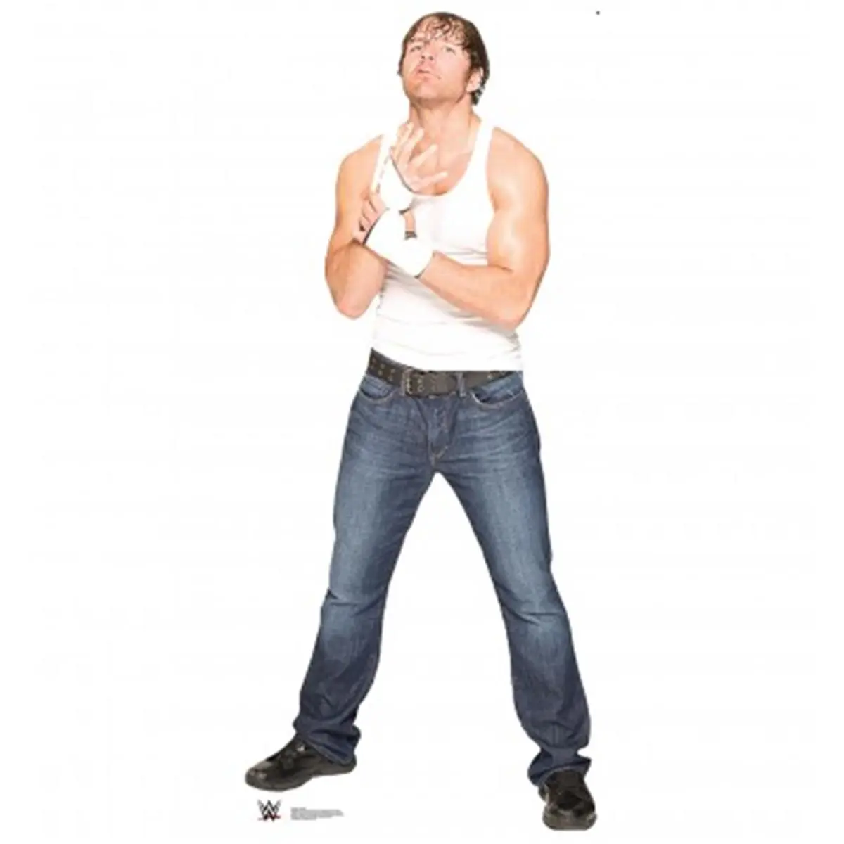 Dean Ambrose WWE 6 ft 4 in Full-Length Cardboard Cutout with Dirty Deeds Signature Move & Career Highlights, Default Specs, Room Decor for Fighting Fans, Bedroom Decor Ideas Home Accessory