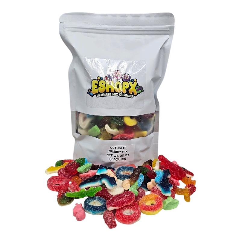 Ultimate Pick N Mix Gummy Candy 1Ib 2lb 3lb and 5lb Mix Sweet Sour Snack Chewy Variety Bag Sugar Bonbon Candies bear