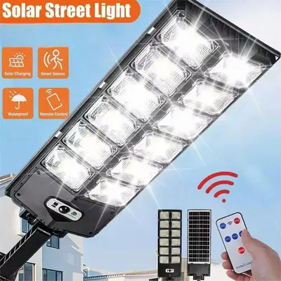 Solar Flood Lights Outdoor With Motion Sensor – 2 Pack, Waterproof, Remote Control, For Garden Yard Security