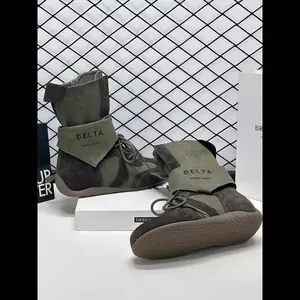 New Women’s Short Ankle Boots, Wasteland Style with Height Boost, Trendy Fashion Footwear for Autumn & Winter, Comfortable and Stylish Walking Shoes with Rubber Sole