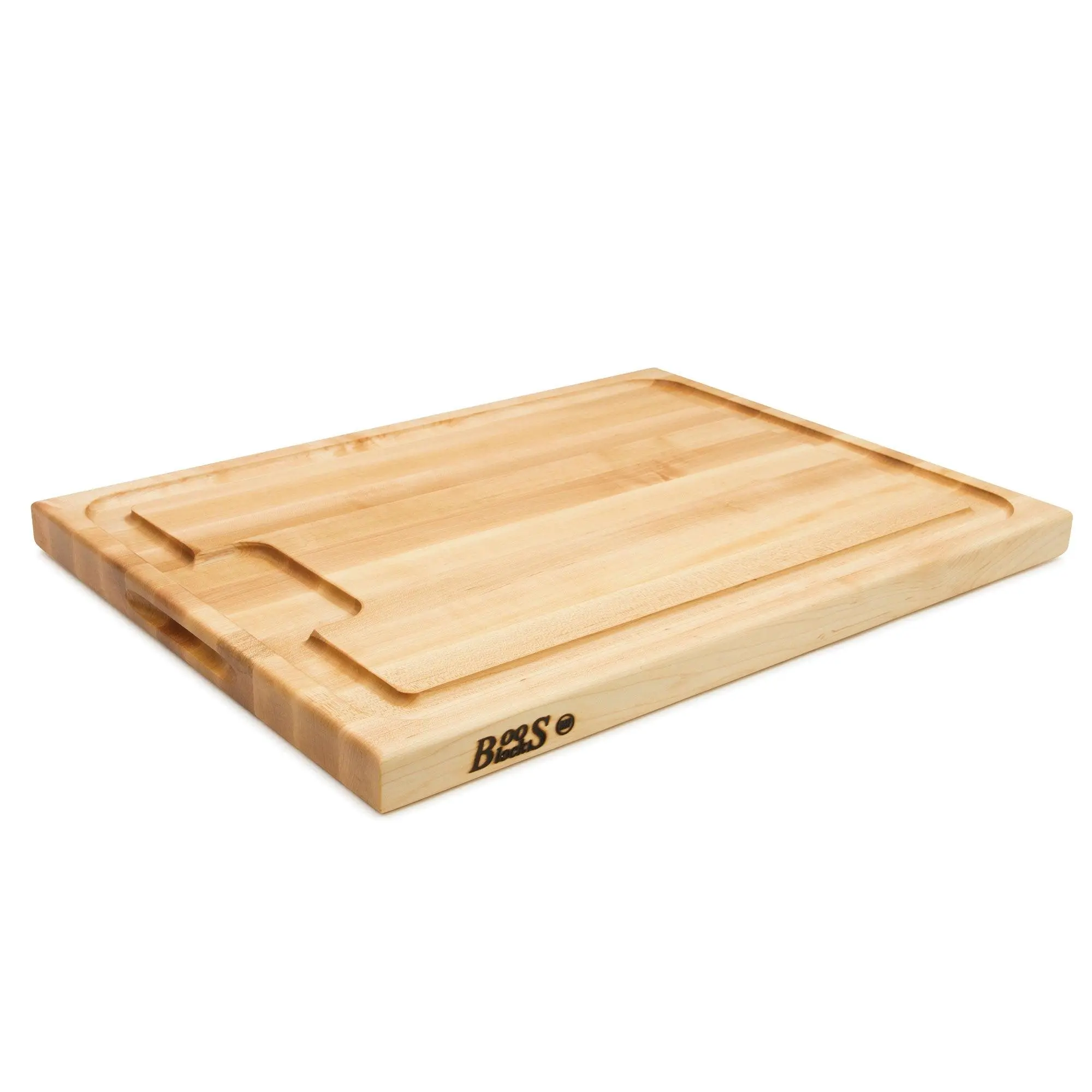 John Boos Au Jus Maple Wood Cutting Board with Juice Groove, 18" x 24" x 1.5" John Boos Au Jus Maple Wood Cutting Board with Juice Groove, 18" x 24" x 1.5"
