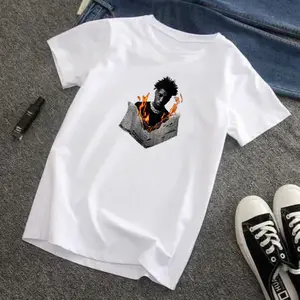 YB Newspaper Fire DTF Iron on transfer for t-shirts and clothing hoodies