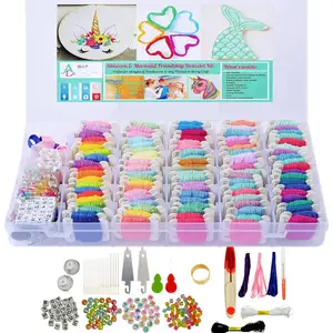 Embroidery Floss - 276 count Embroidery Thread and Accessories - Colors are Labeled with Std Codes -  Thread for Cross Stitch, Hand Embroidery