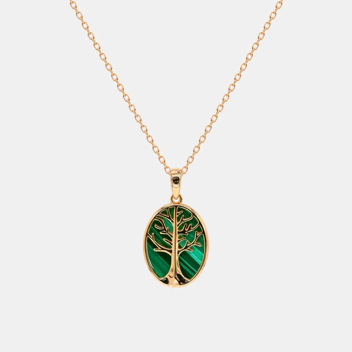 【760】Enchanted Grove Malachite Necklace