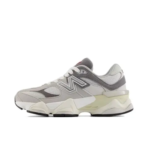NEW BALANCE 9060 Rain Cloud Women's Neutral Suede & Mesh Sneakers - ABZORB Cushioning, Rubber Sole, Casual Trendy, Sporty Chic, Cloud Aesthetic, Neutral Fit, Breathable Casual Walking Trainer