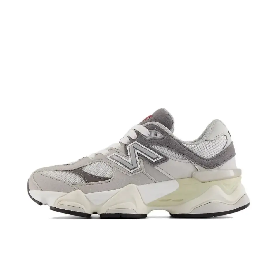 New Balance 9060 Rain Cloud Grey Women’s & Youth Neutral Casual Sneakers - New Balances Sports Shoes with Rubber Sole for Walking, Running