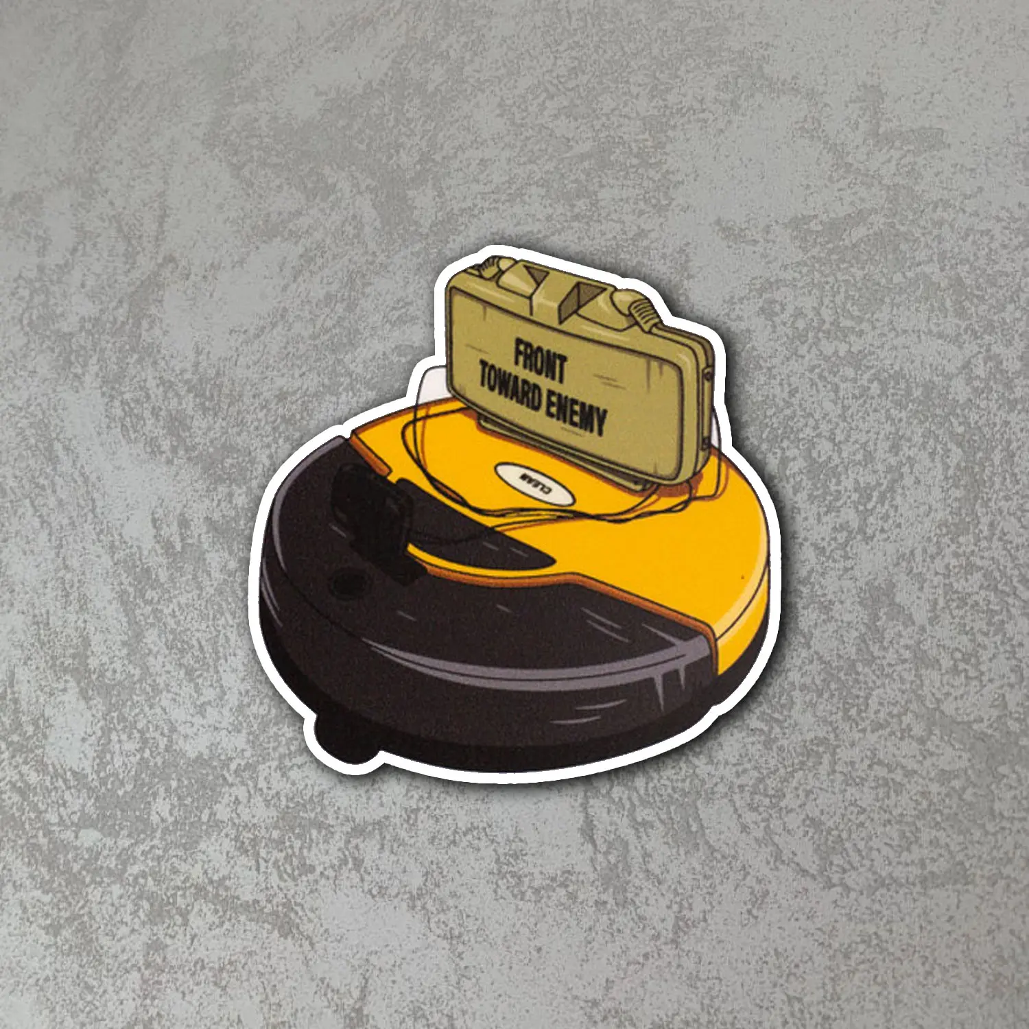Robot Meme Vinyl Sticker Waterproof Funny Robot Decal Dark Humor Meme Sticker Laptop Water Bottle Car Sticker