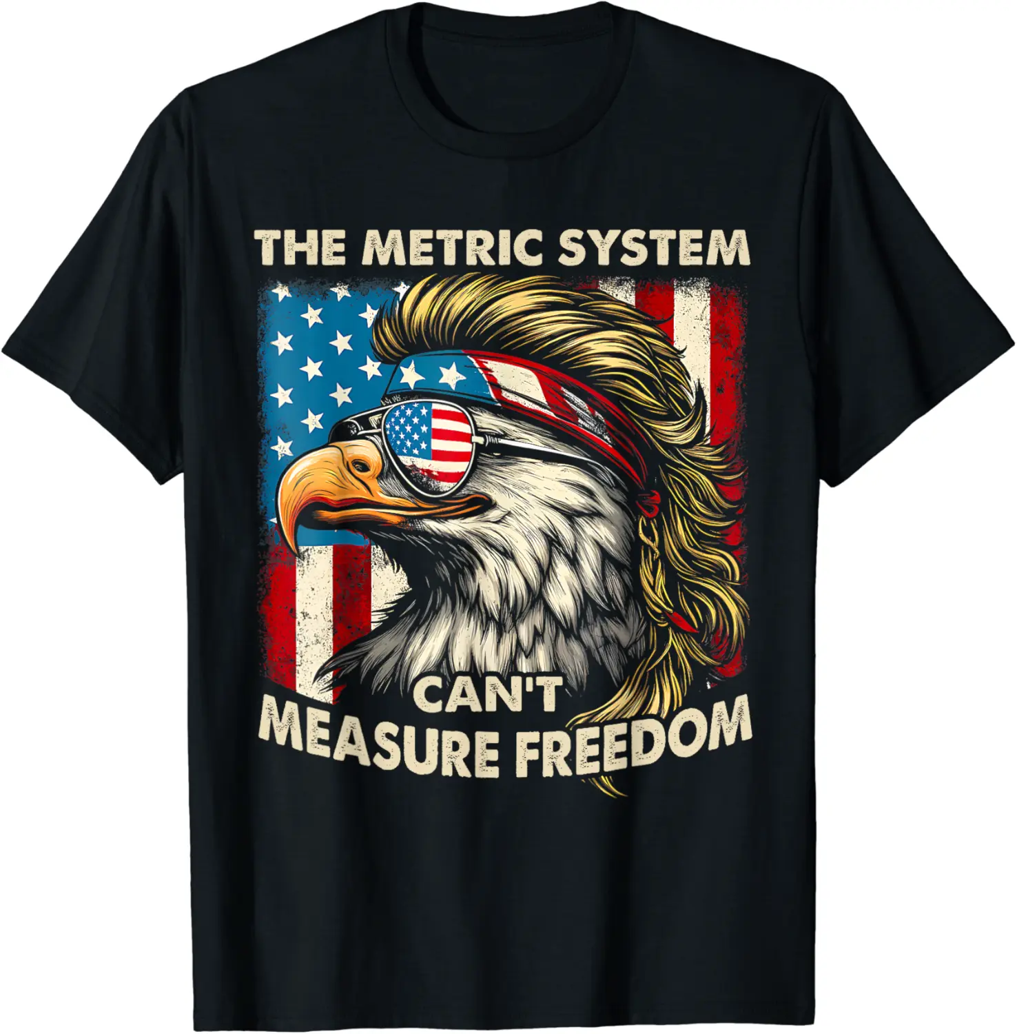 4th Of July The Metric System Can't Measure Freedom Patriot T-Shirt - Kevincifuen Shop 43B0D7CNQBBC