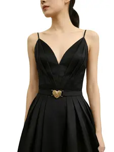 Heart Elastic Waist Belt for Valentine's Day, Party, Stretchy Waist Belt, High Stretch Fashion Accessory, Elastic Stretch Belts, Versatile Fit for Coats, Dresses, Sweaters, Modern Buckle Belts