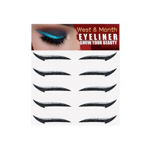 West&Month Eyeliner Sticker Eye Shadow Stage Makeup European-American Self-Adhesive Double Eyelid Sticker Natural Easy-To-Apply Eye Makeup Sticker