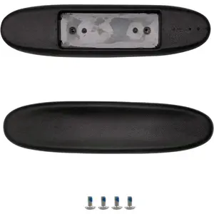 Gaming Chair Replacement Armrest Arm Pads Universal Soft PU Office Chair Replacement Parts (1 Pair) Black