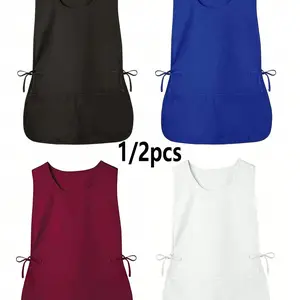Unisex Apron with Two Pockets, Sleeveless Home Cleaning Apron, Suitable for Kitchen Bathroom Household Chores, Kitchen Cooking Aprons