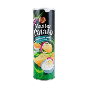 Gold Harvest Master Potato Chips - Sour Cream & Onion Flavor, 160g - Crispy Snack for Parties & Everyday