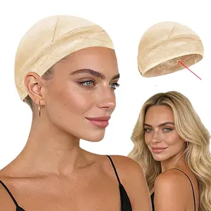 Wig Grip Cap for Women Non Slip,Wig Grip Cap With Silicone Strip to Keep Wigs in Place, Wig Caps with Velvet Wig Grip Band for Glueless Wigs