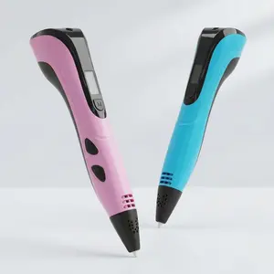 3D Printing Pen with LCD Screen, Lightweight 3D Pen with PLA Filament, Perfect Creative Gift for Boys & Girls