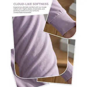 Women's Modal Cotton Arm Sleeves UV Protection Soft Skin-Friendly Basic Ice Sleeves, Comfortable Sunscreen Accessories