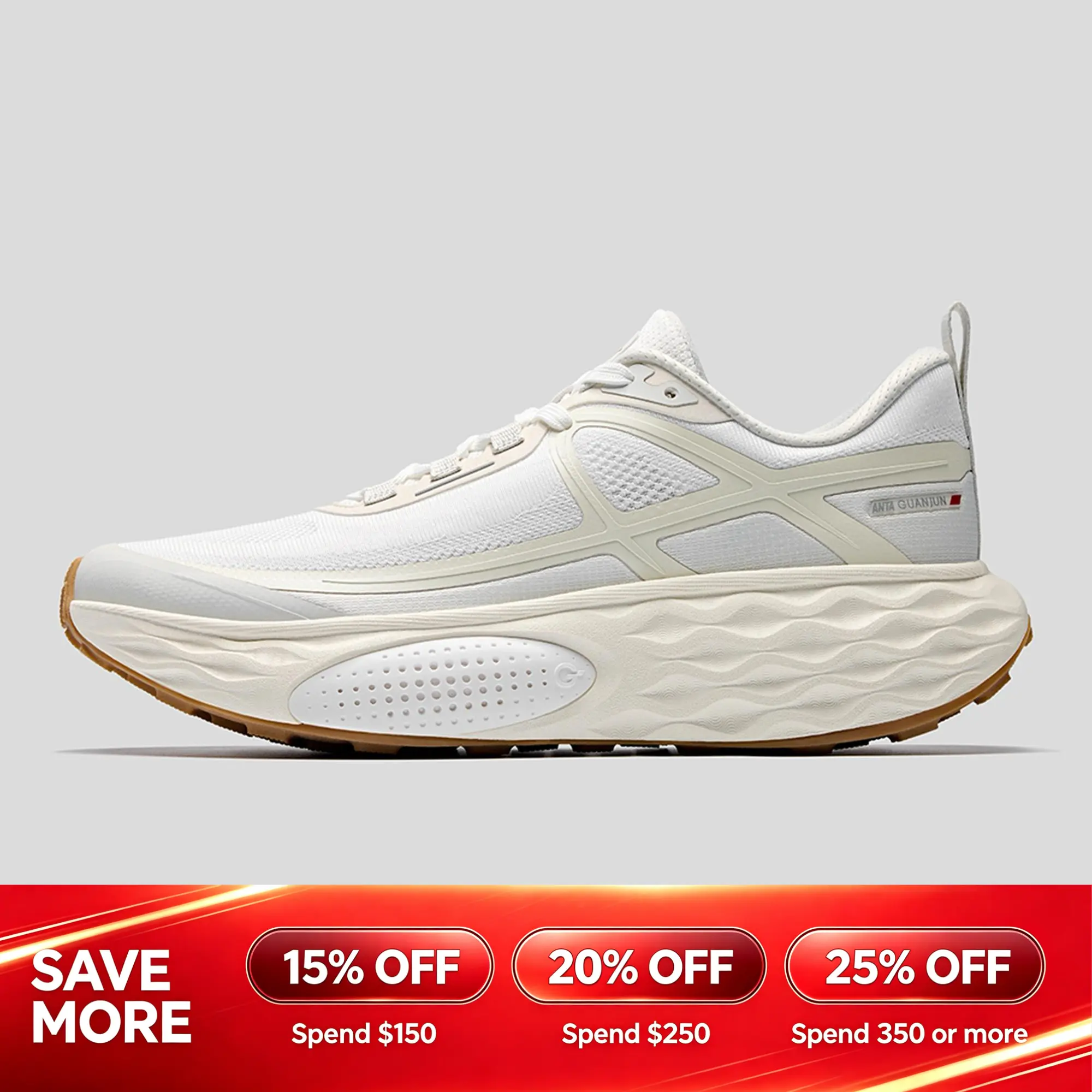ANTA MEN Wind Wander Trail Running Shoes Rebounce Cushioning Comfortable Sports Shoes