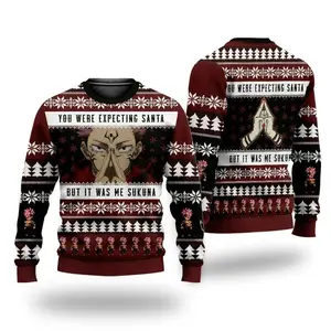 Jujutsu Kaisen Ugly Christmas Sweater