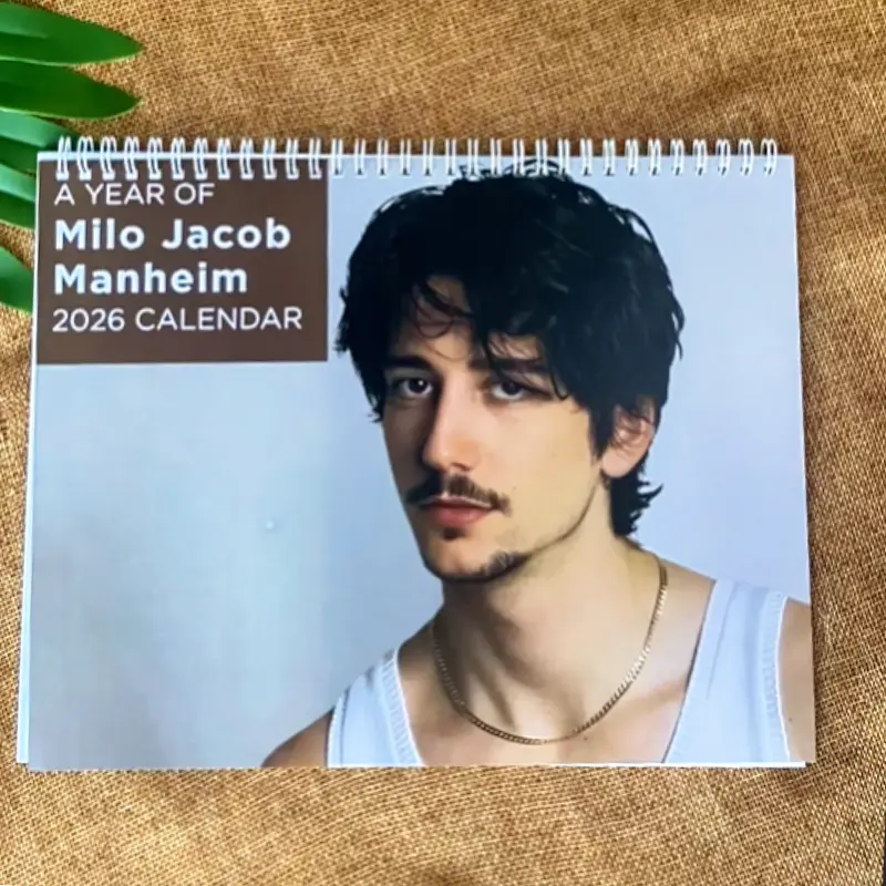 Milo Manheim 2027 & 2026 Calendar Celebrity Wall Planner for Fans & Humor Gift New Year Holiday Planner Crunches & Prayer