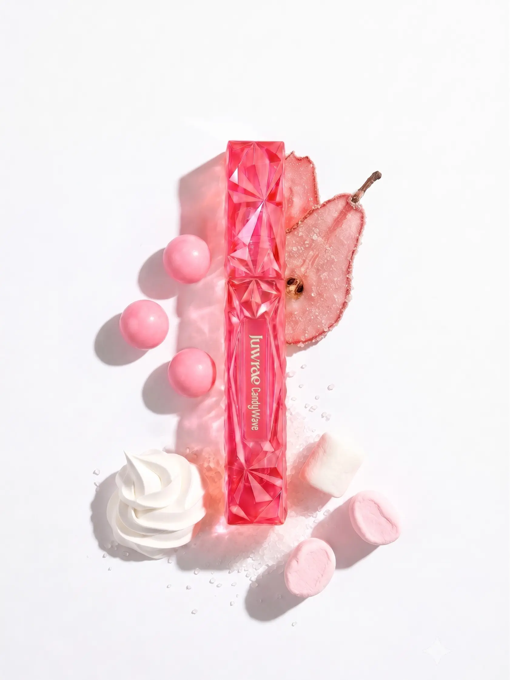 Juwrae Candy Wave Luxury Women's Perfume Oil Roll-on, 7 ml/0.24 fl oz, Travel-Friendly, Long-Lasting Sweet Candy Scent for Everyday Wear