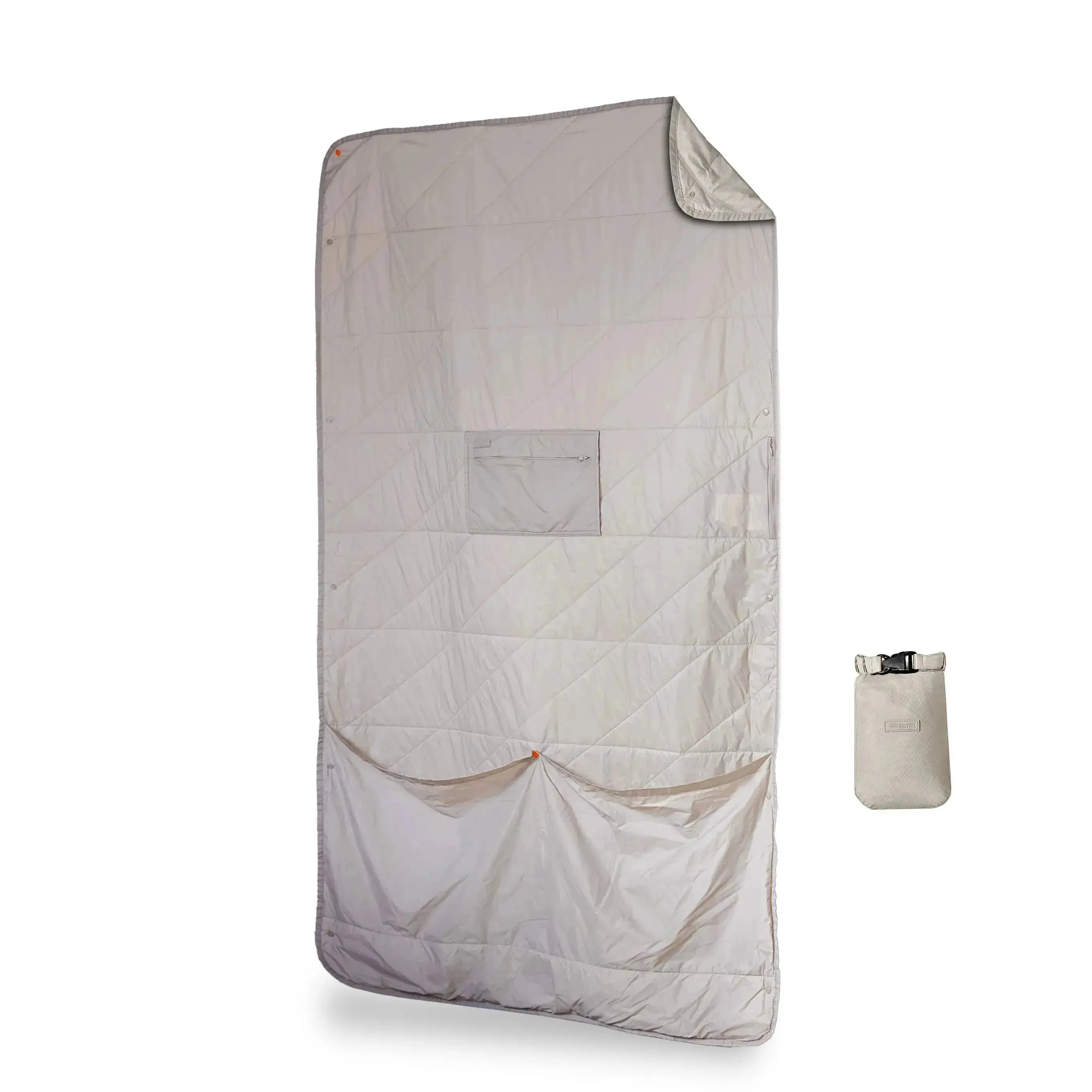 Layover™ Travel Blanket - Packable & Puffy | Gray