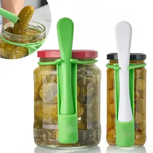Pack of 2 Pcs - Pickle Fork for The Jar, Pickle Grabber Tool, Stainless Steel Olive Grabber Tool, Deep Jar Vegetable Grabber for Olive, Unique Kitchen Gadgets
