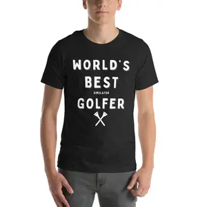 World's Best Simulator Golfer Funny t-shirt