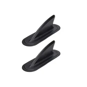 Plug-In Inflatable Surfboard Tail Rudder SUP Paddleboard Slide-In Fish Tail Fins Removable Splitter Fins Surfboard Accessories