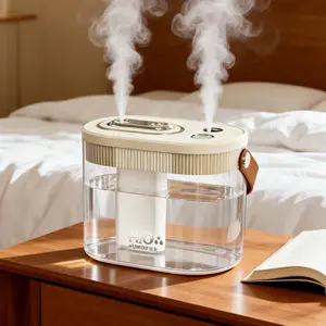 H50 Dual Nozzle Design, Doubled Humidity, Independent Control, Adjustable Mist Output Based on Weather and Temperature