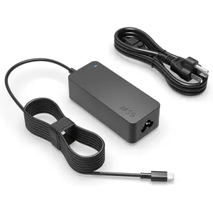 USB Type C 65W 45W Fast Charger for Lenovo Laptop Thinkpad Yoga Series, (UL Safety Certified), Universal AC Adapter, 10Ft Flexible Power Cord, Charging Indicator