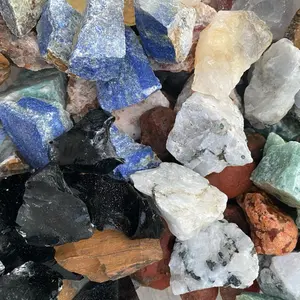 Mixed Raw Gemstones| Rough Crystals Bulk